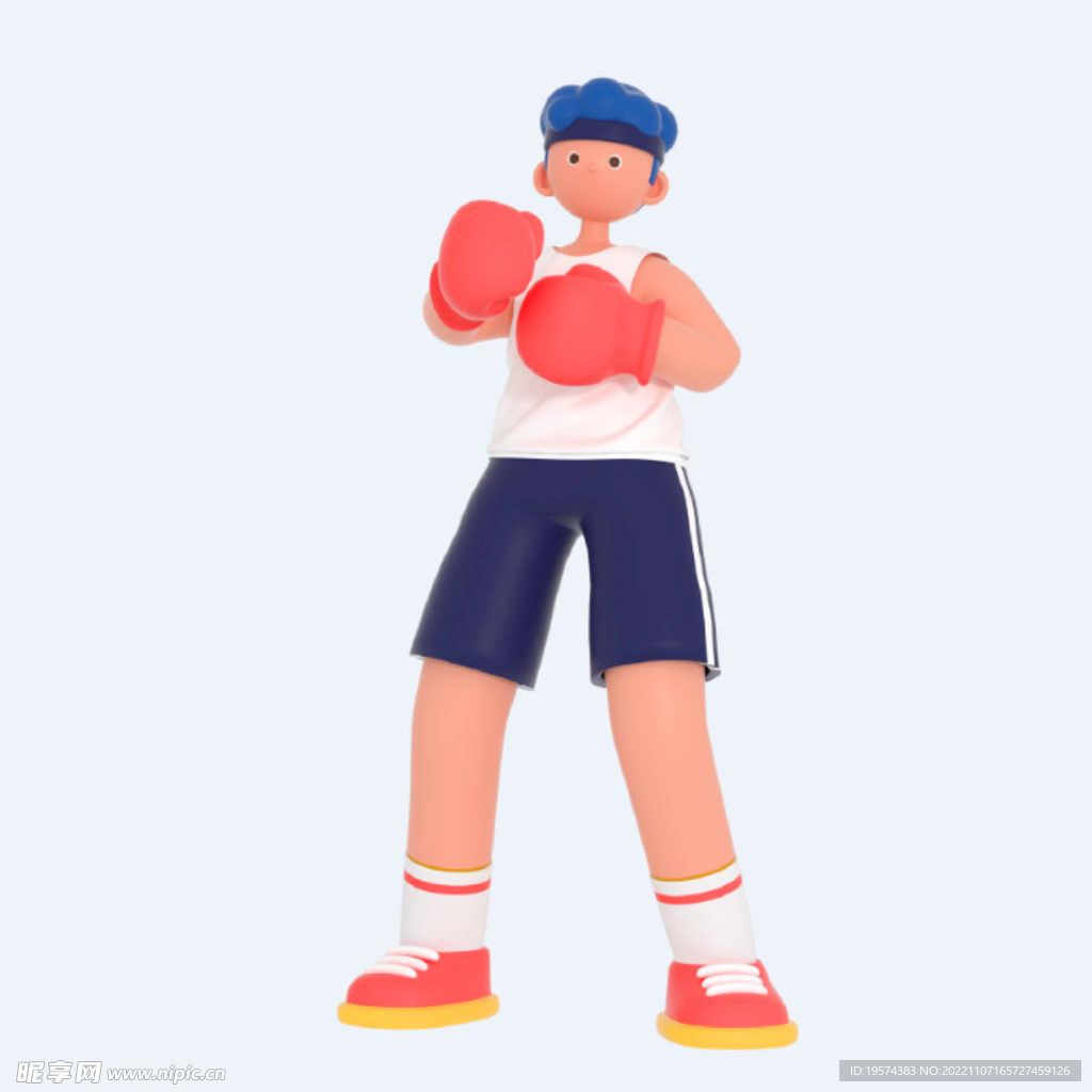 C4D模型 卡通人  