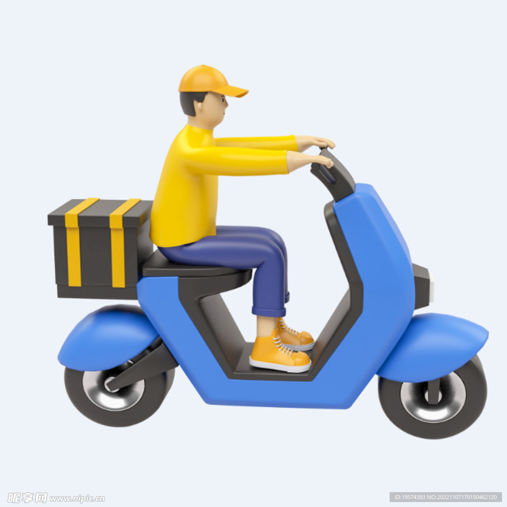 C4D模型 卡通人  