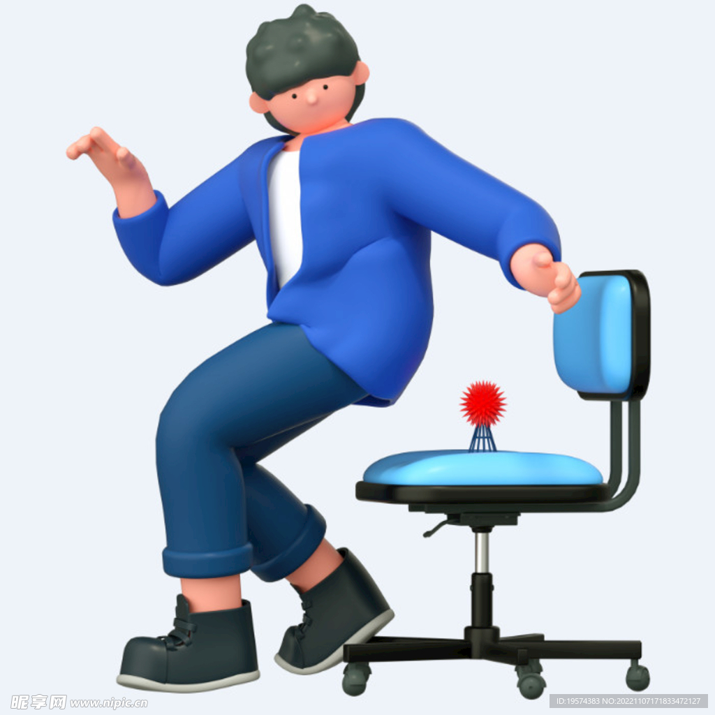 C4D模型 卡通人 