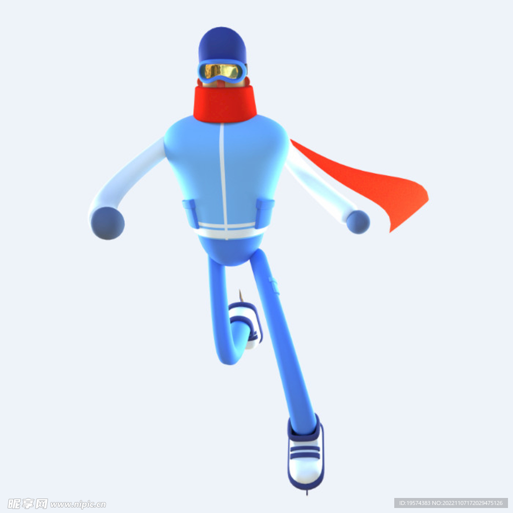 C4D模型 卡通人 