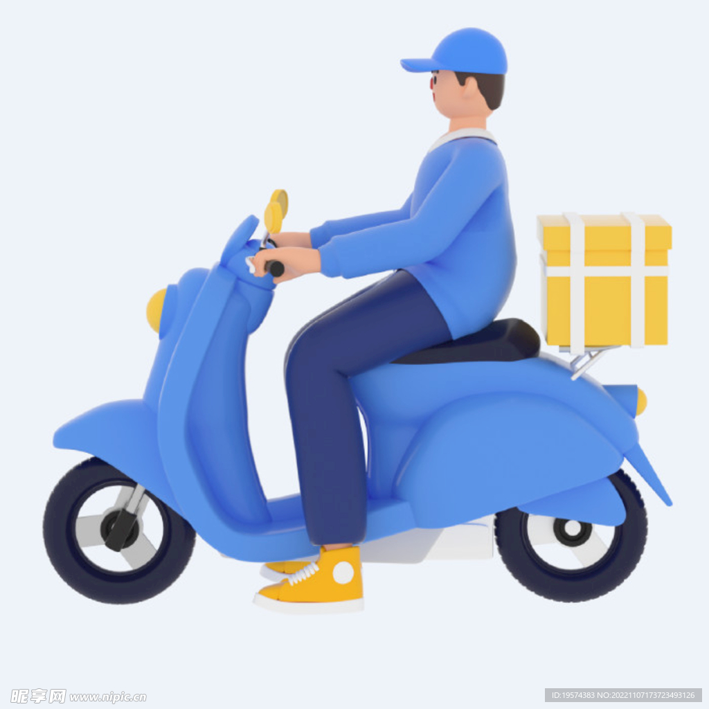 C4D模型 卡通人  