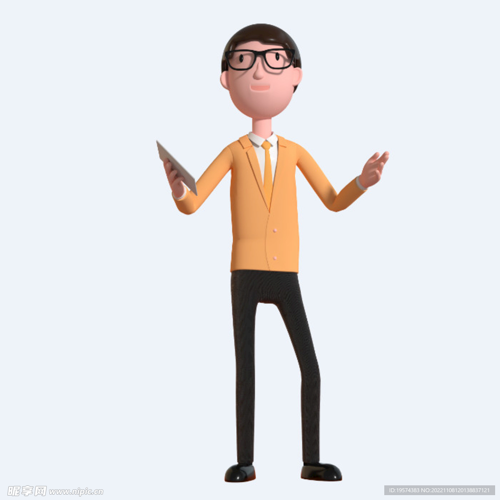 C4D模型 卡通人  
