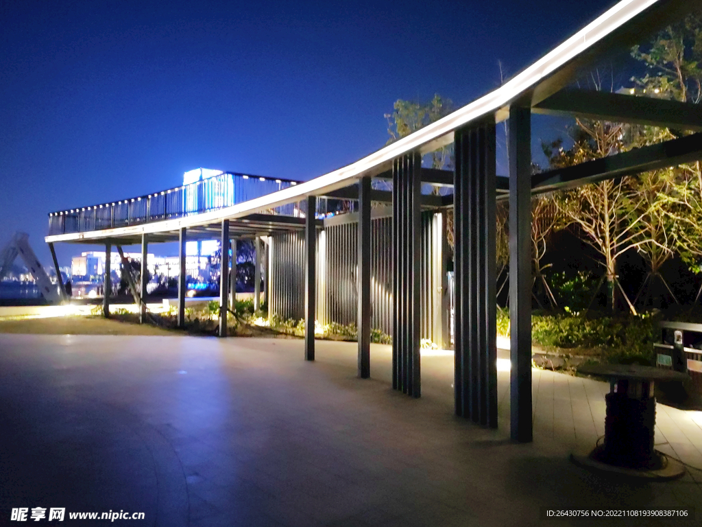 公园观光台夜景