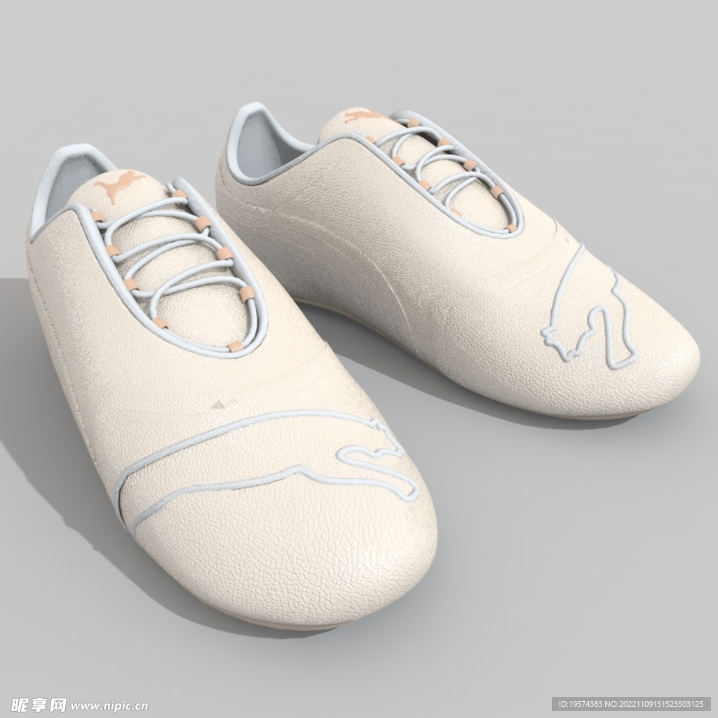 C4D模型 鞋子 