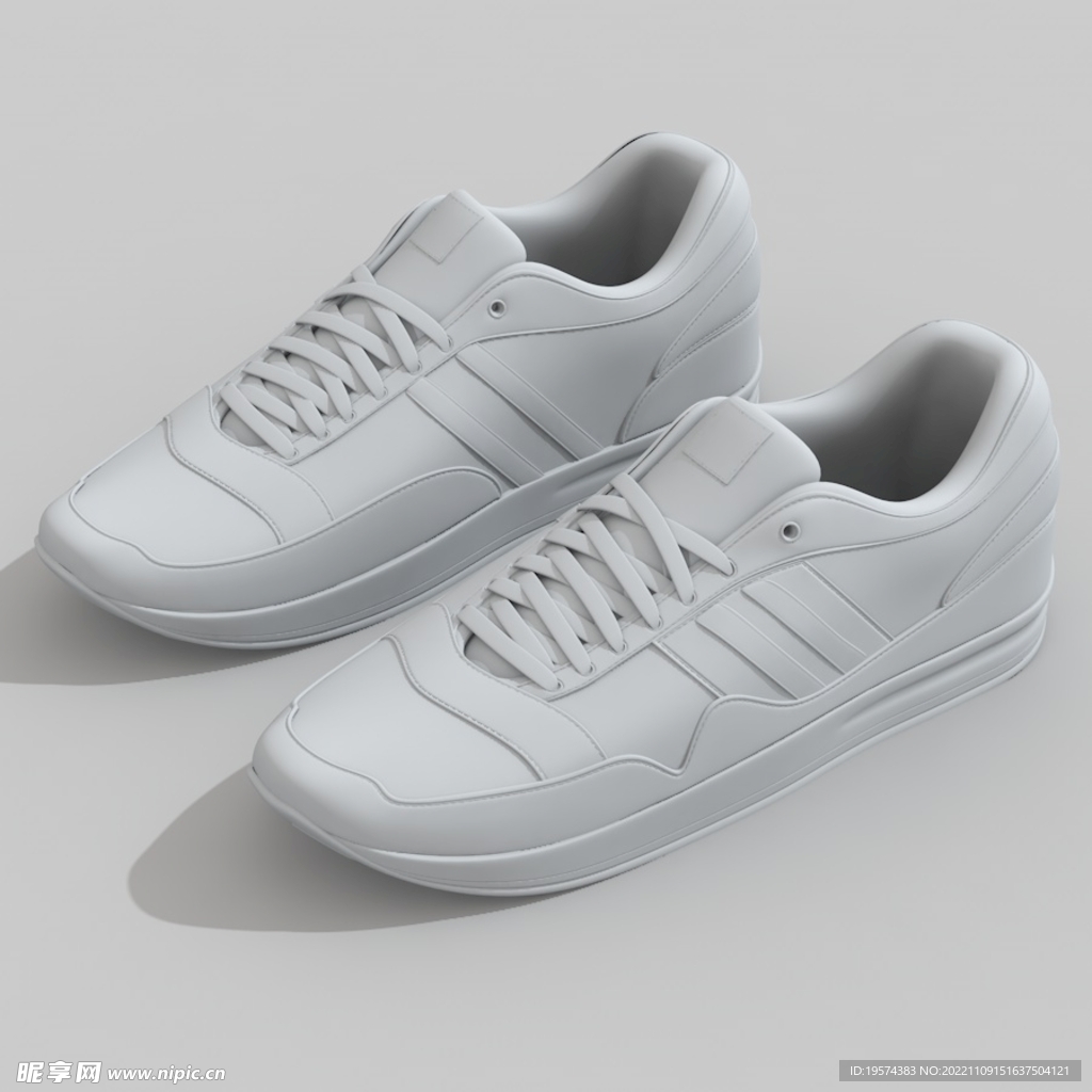 C4D模型 鞋子  