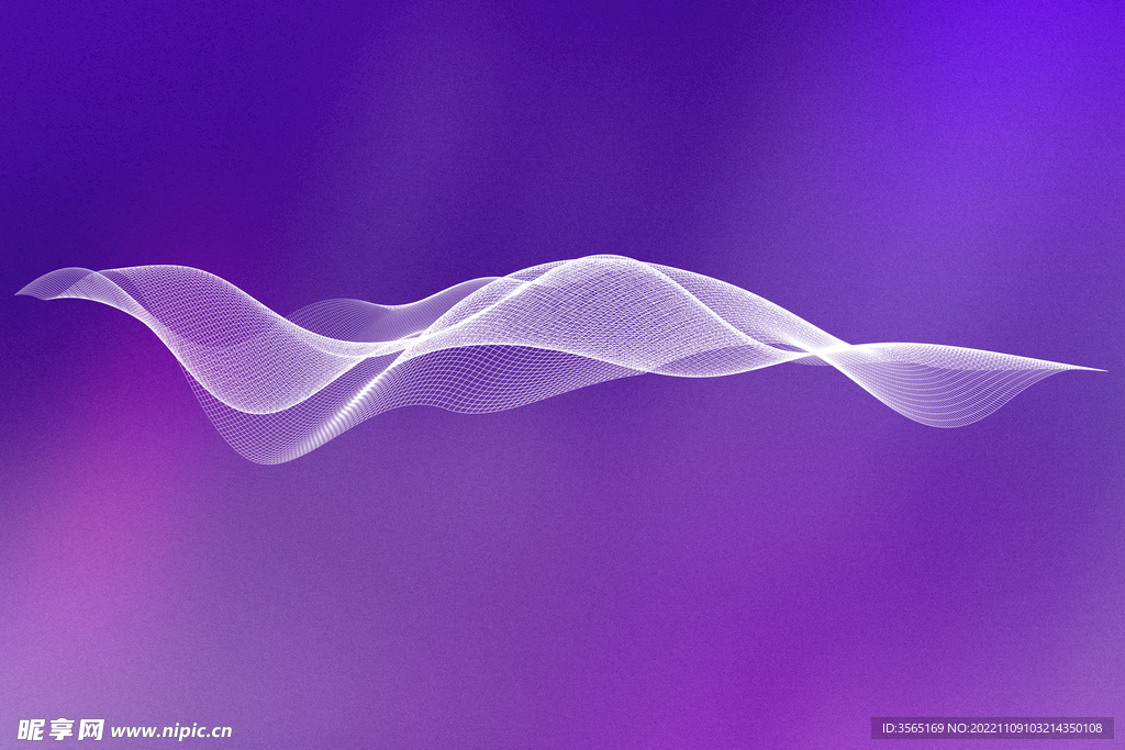 数字网格抽象波浪线条