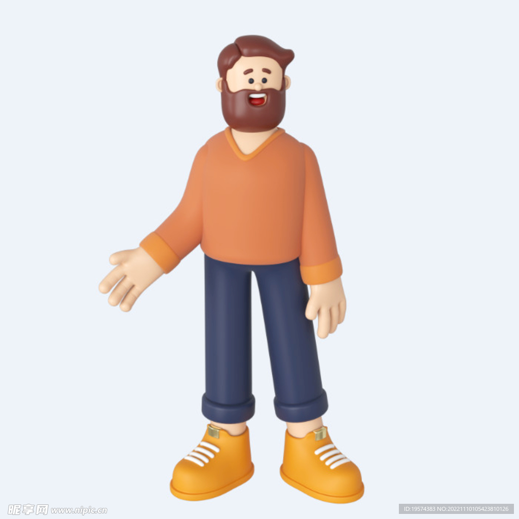C4D模型 卡通人