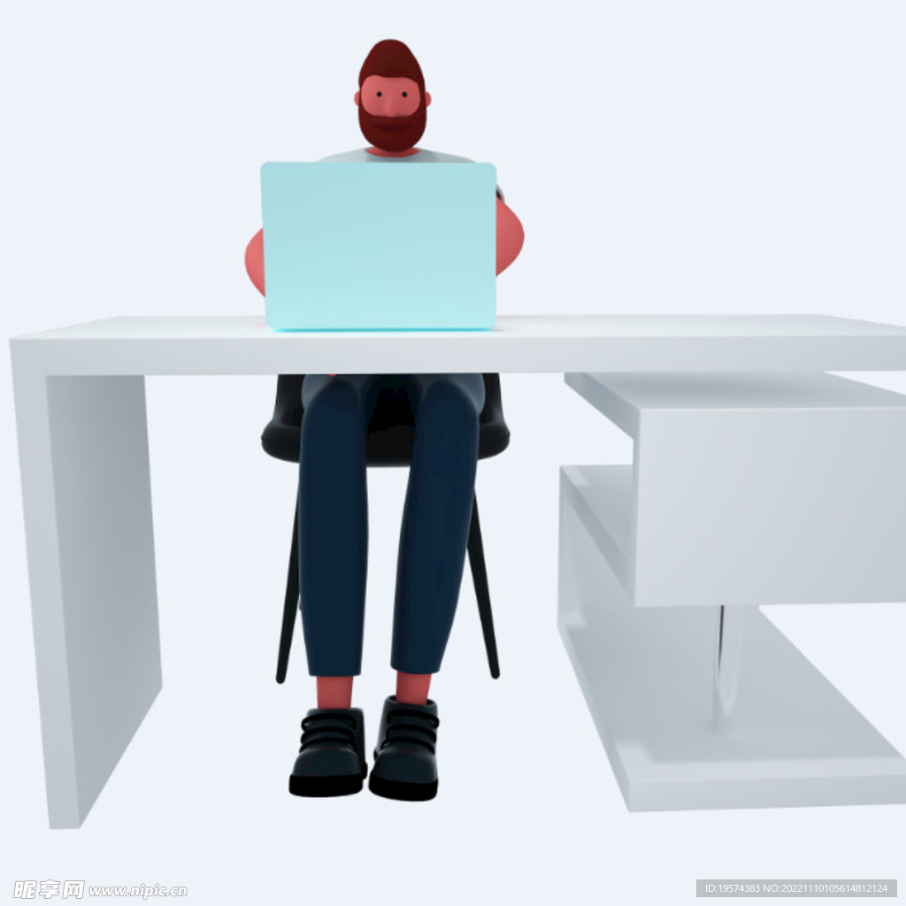 C4D模型 卡通人  
