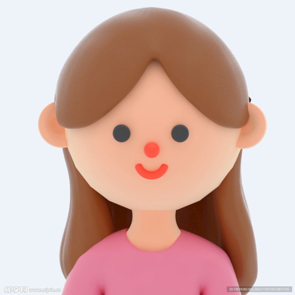 C4D模型 卡通人 