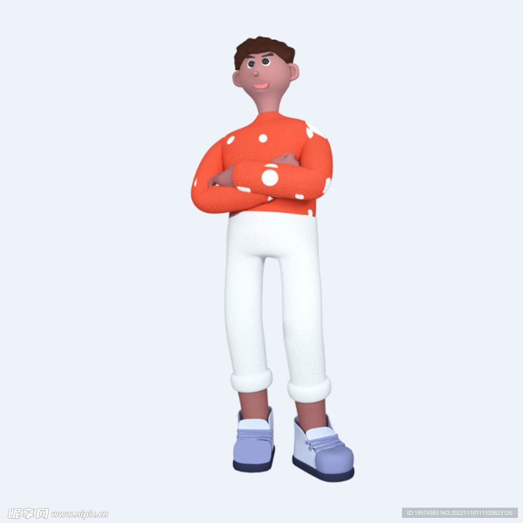 C4D模型 卡通人  