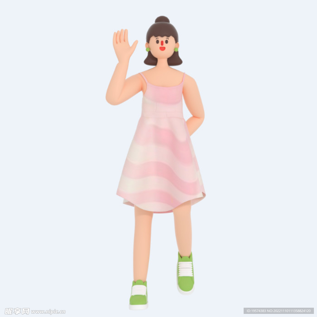 C4D模型 卡通人  