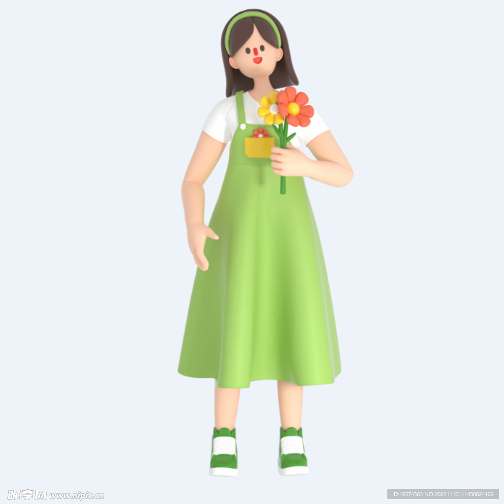 C4D模型 卡通人  