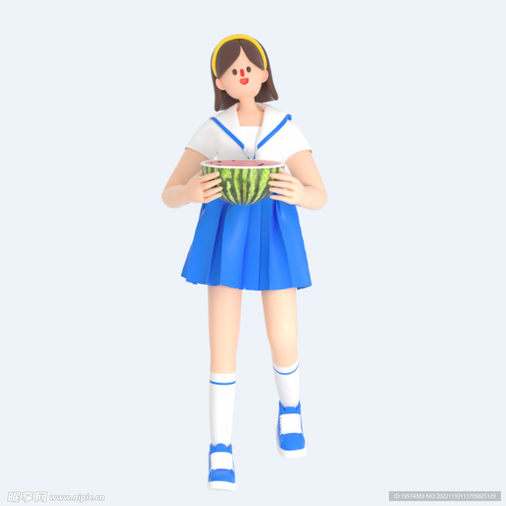 C4D模型 卡通人  