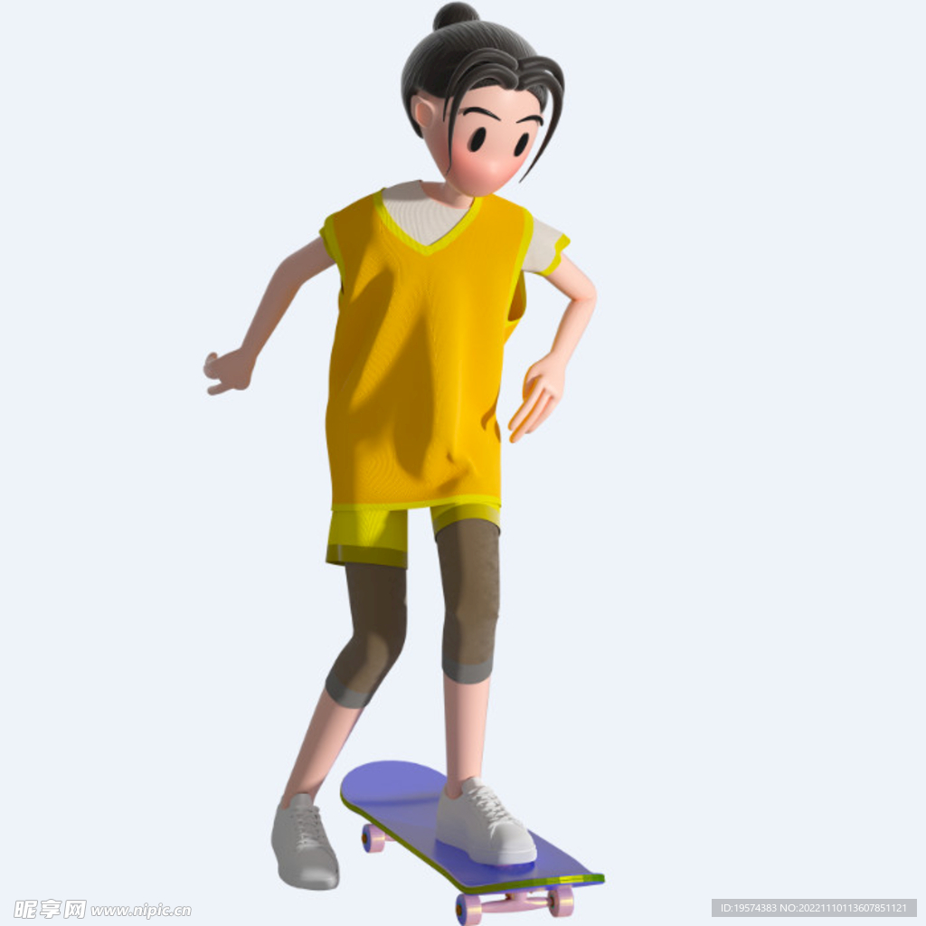 C4D模型 卡通人  