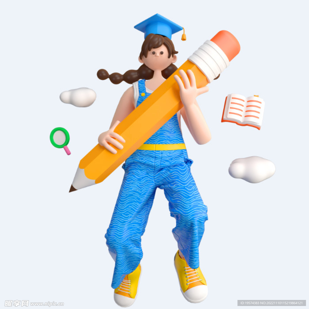 C4D模型 卡通人 