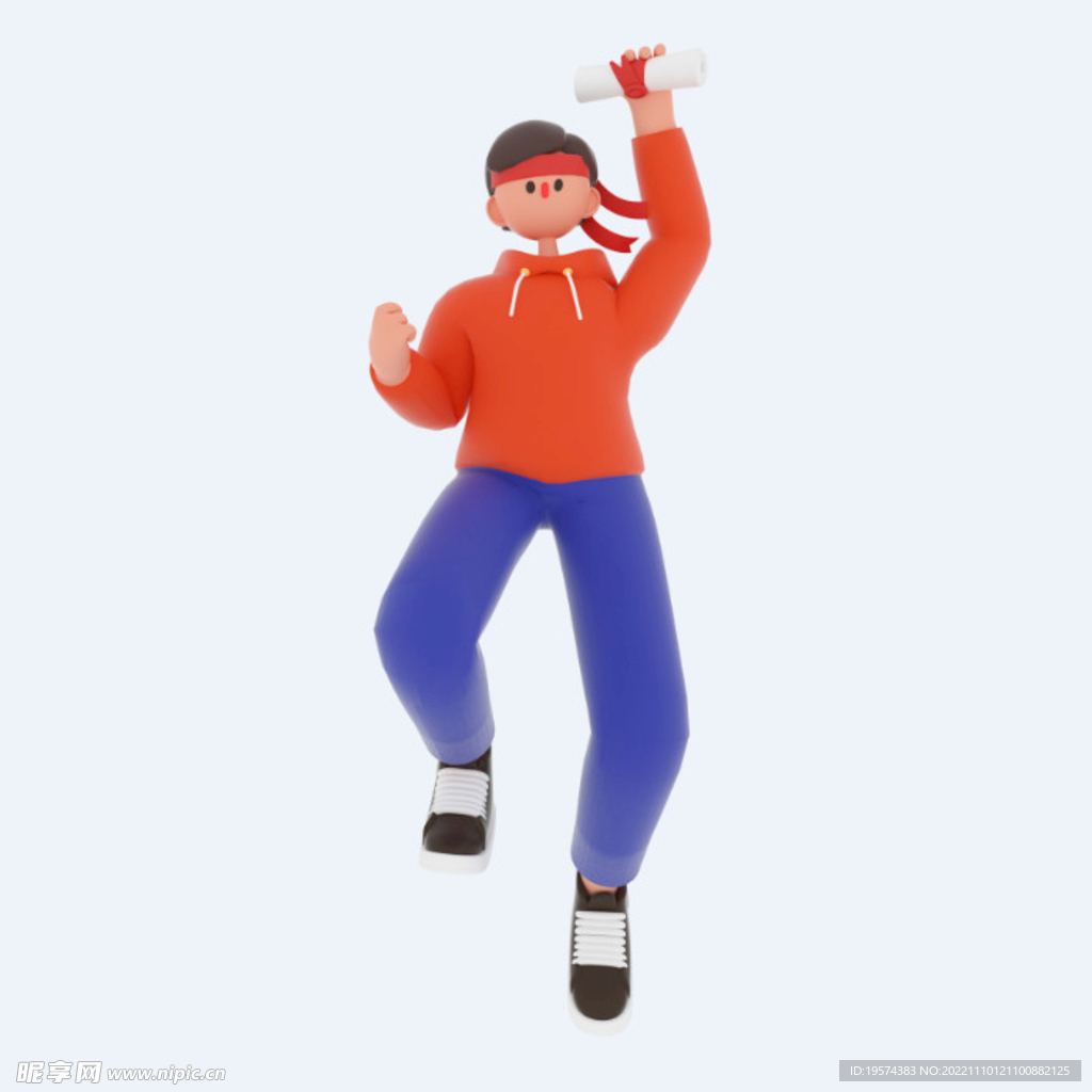 C4D模型 卡通人  