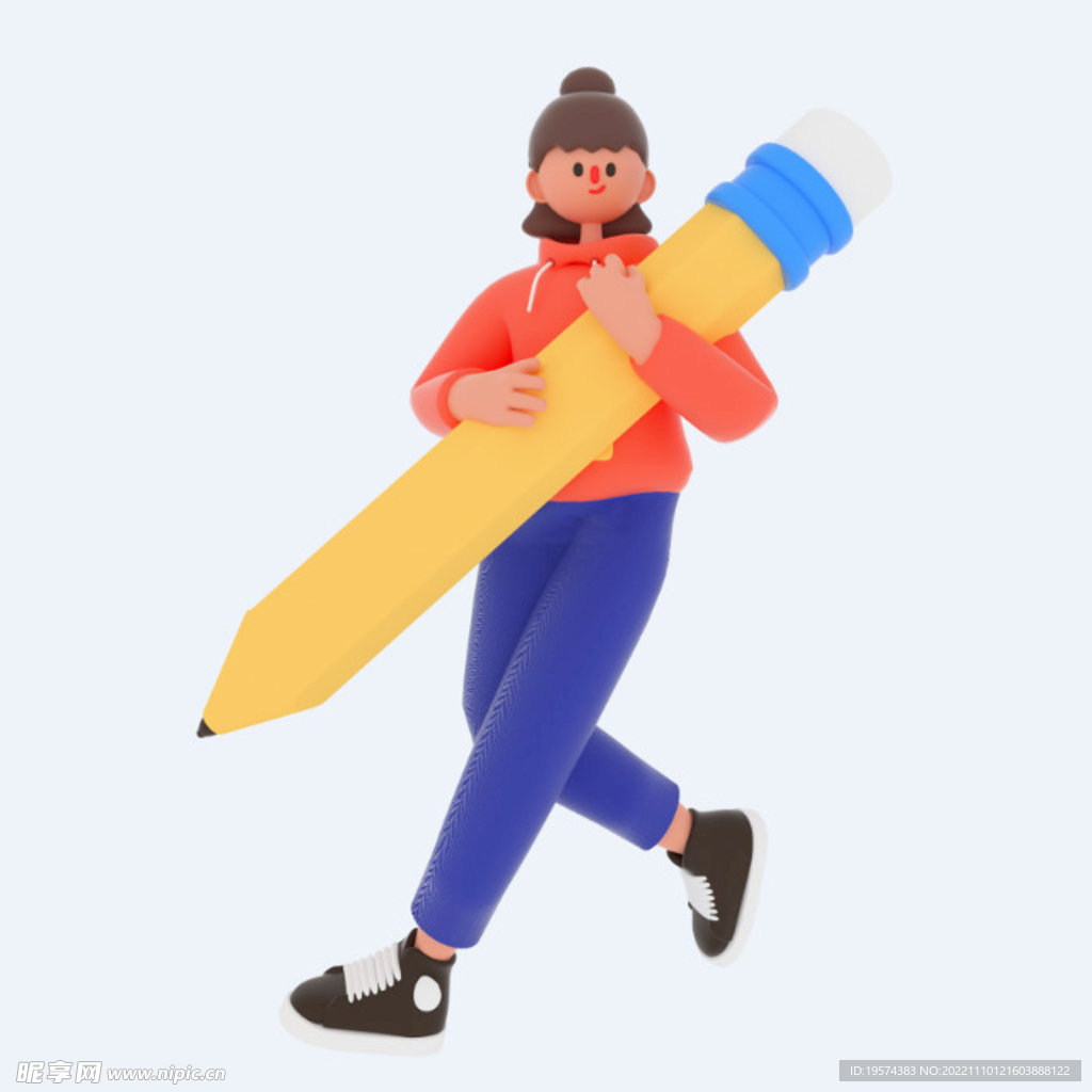 C4D模型 卡通人  