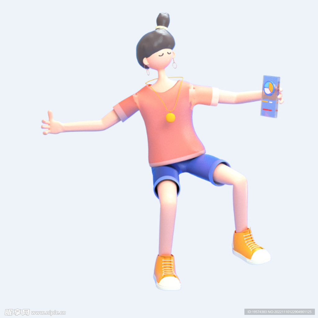 C4D模型 卡通人  