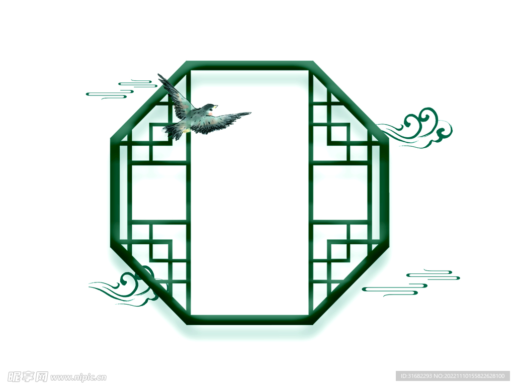 中国风屏风边框