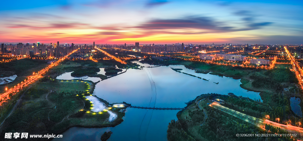 合肥方兴湖湿地风光