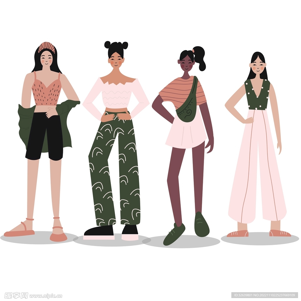 女孩插画