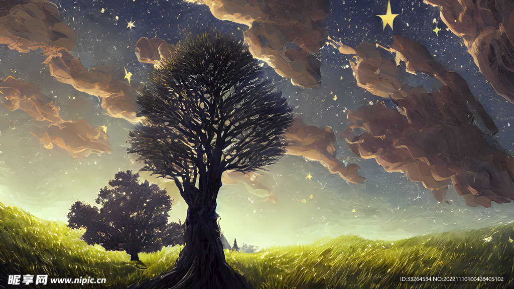 星空油画