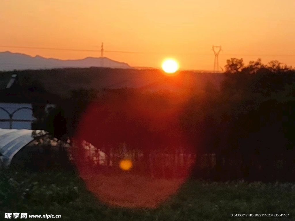 夕阳