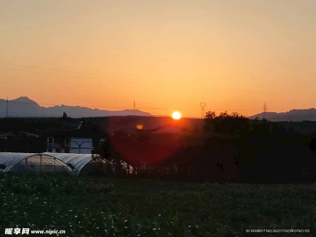 夕阳