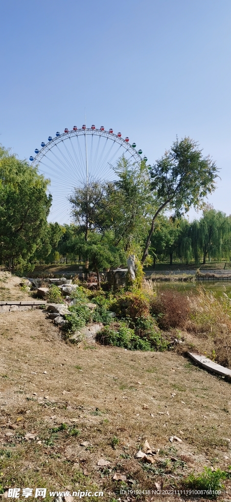 龙潭中湖风景 