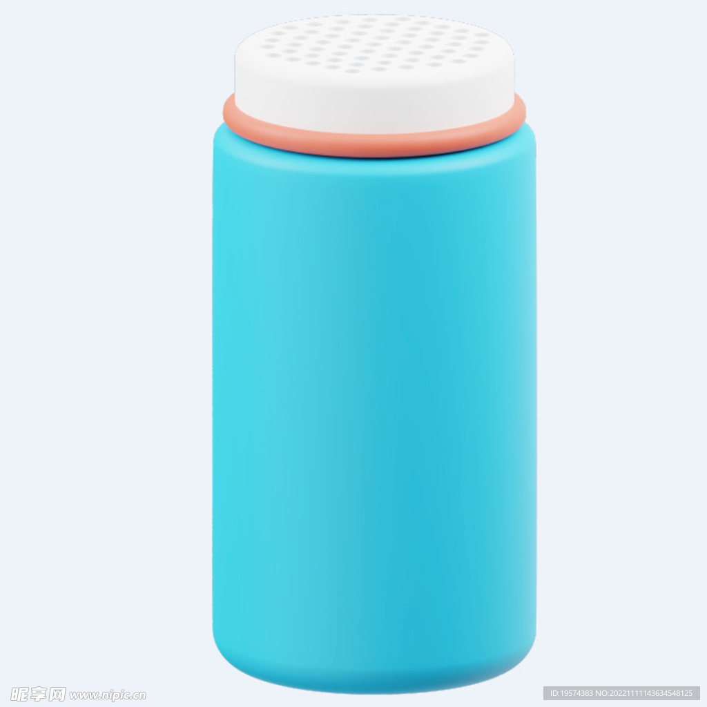 C4D模型宝宝爽身粉