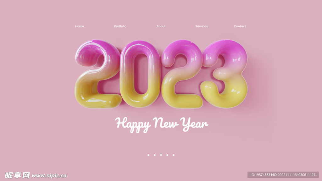 2023台历字体样式