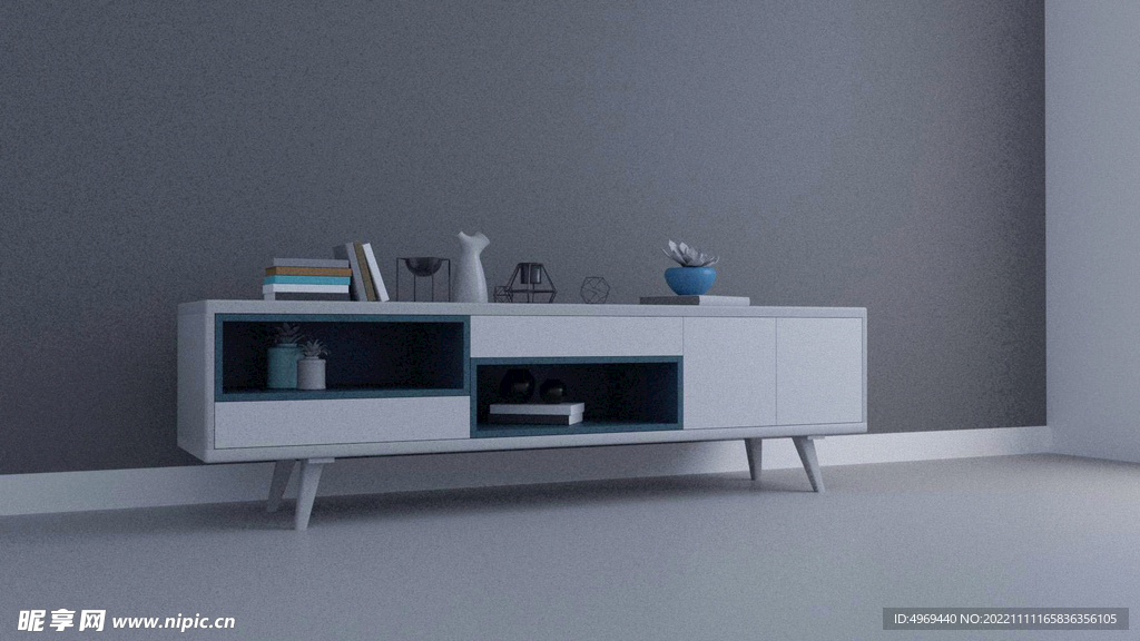 电视柜模型