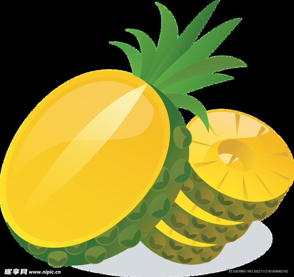 菠萝插画