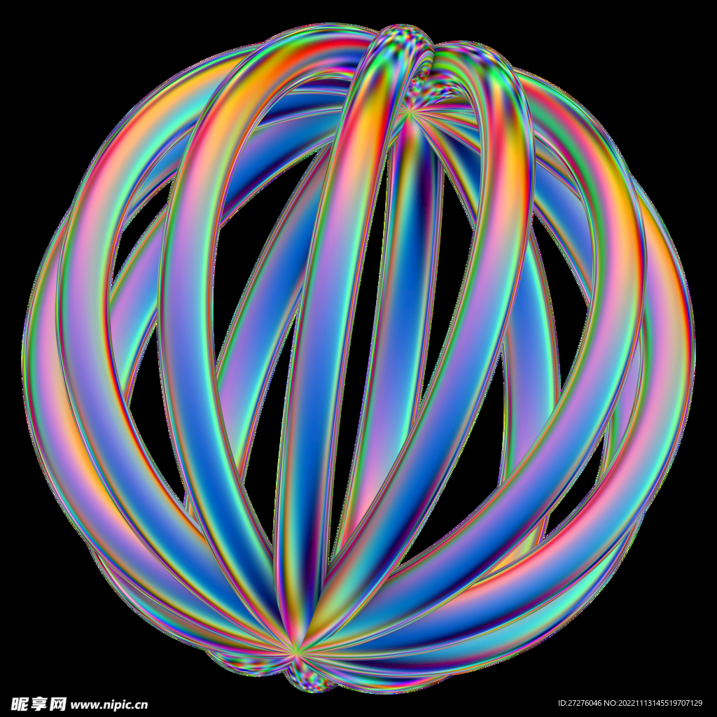 未来科幻金属全息镭射立体素材