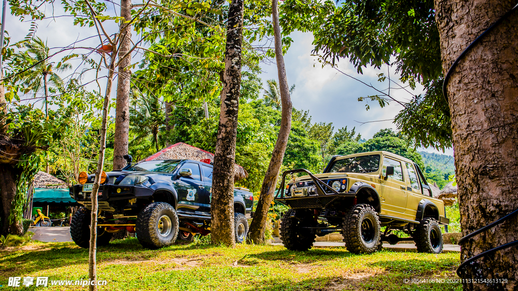 公园越野车聚会