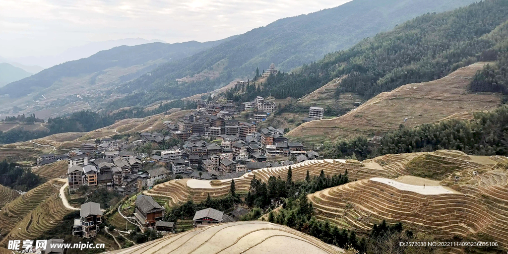 龙胜龙脊梯田风光