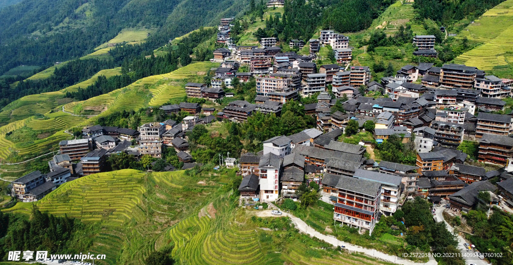 龙胜龙脊梯田风光