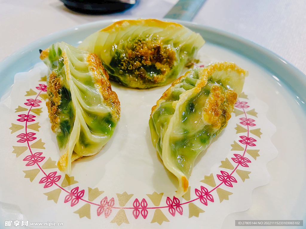 粤式早茶常点菜 煎饺