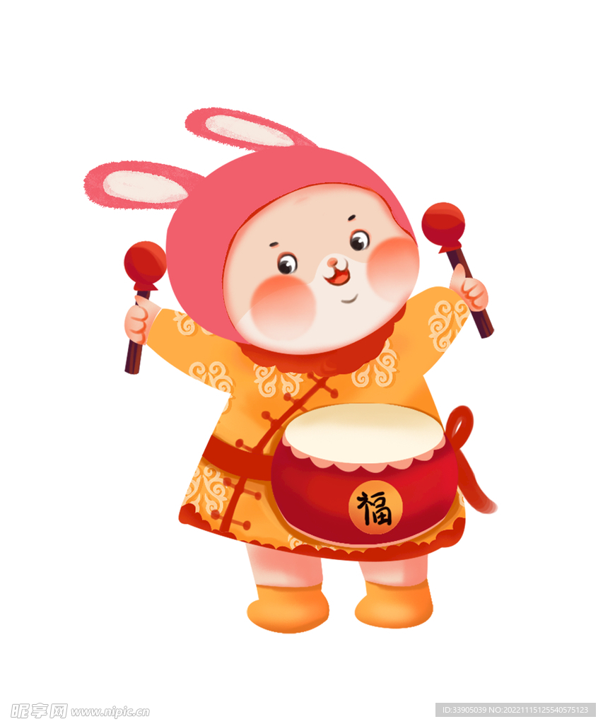 打鼓兔子