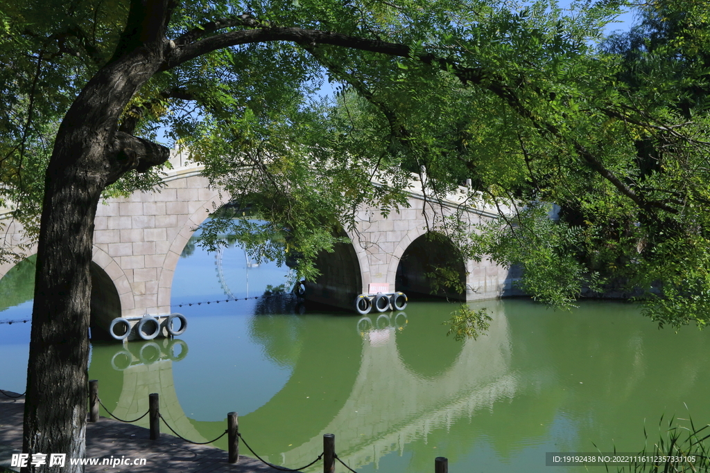 龙潭中湖风景 