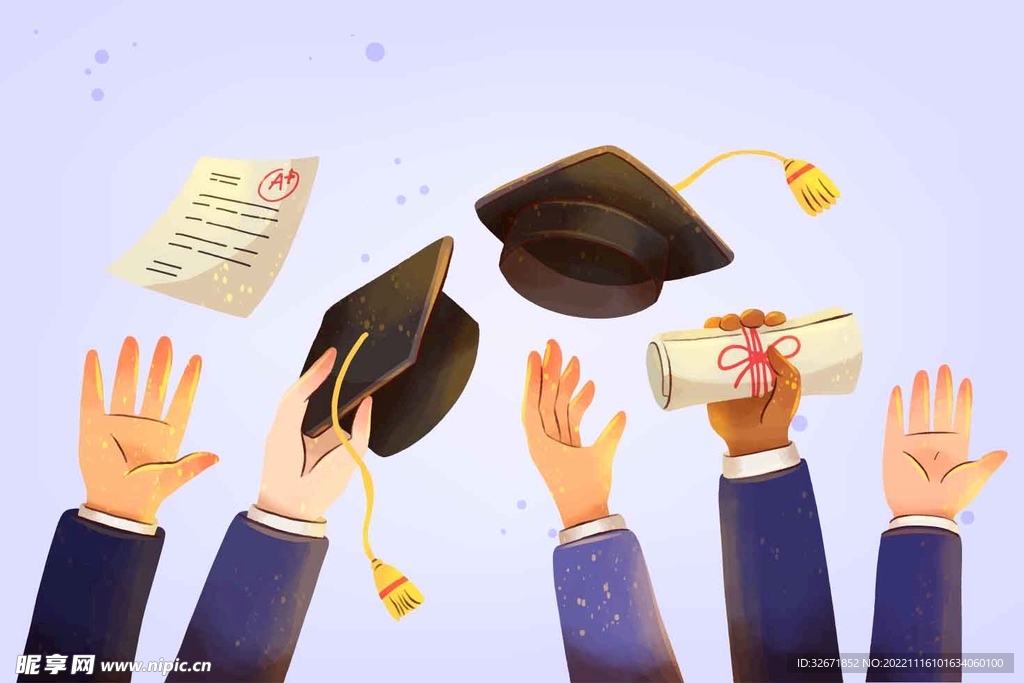抛学士帽
