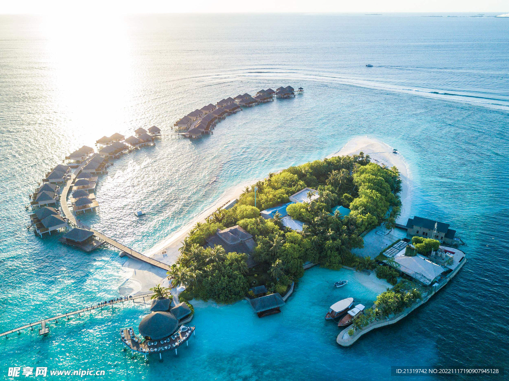 马尔代夫航拍风光