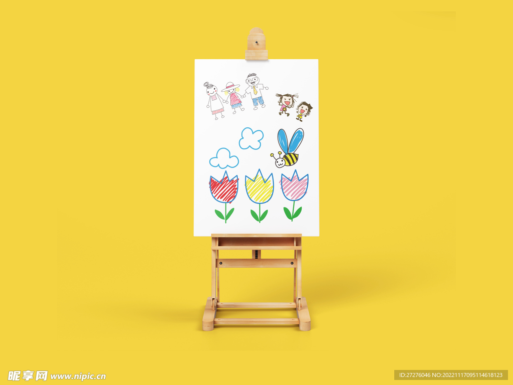 画架绘画样机