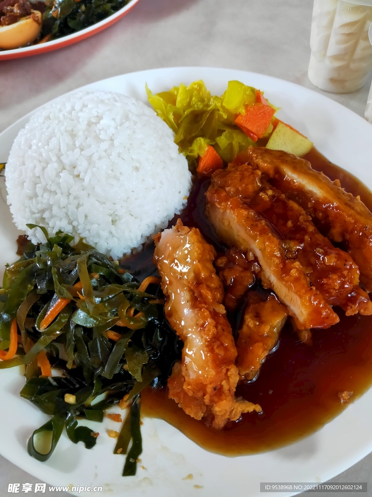 鸡排饭