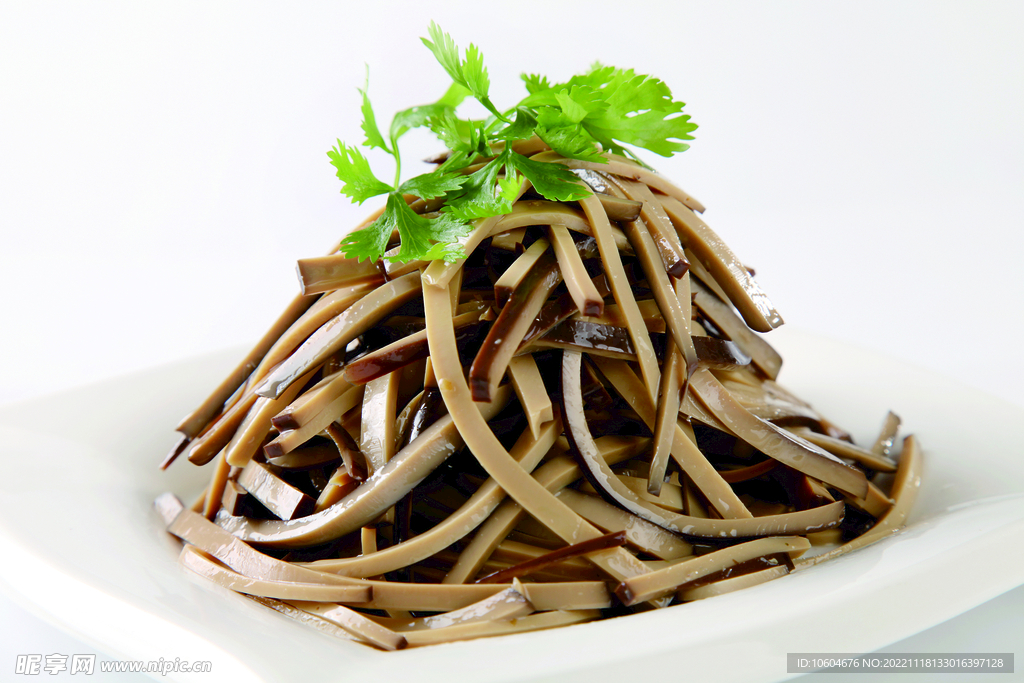 香菜拌豆干