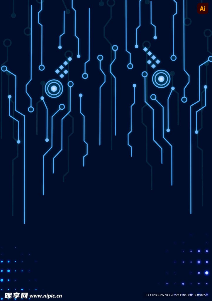 数字科技背景