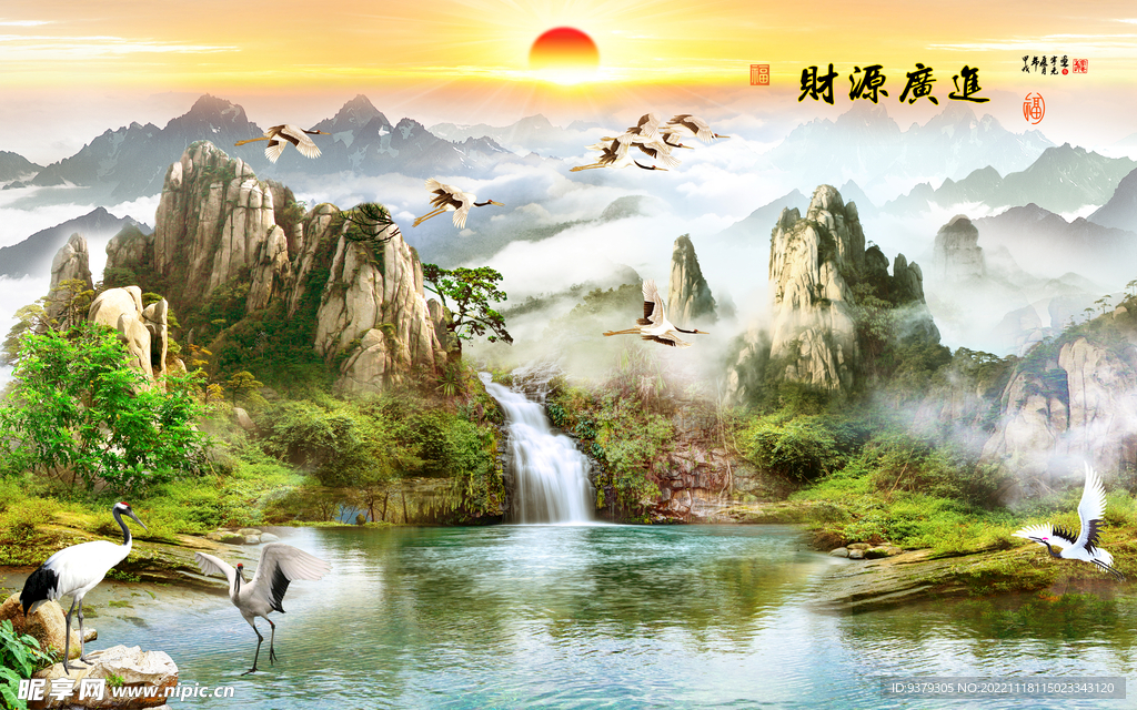 背景墙图片