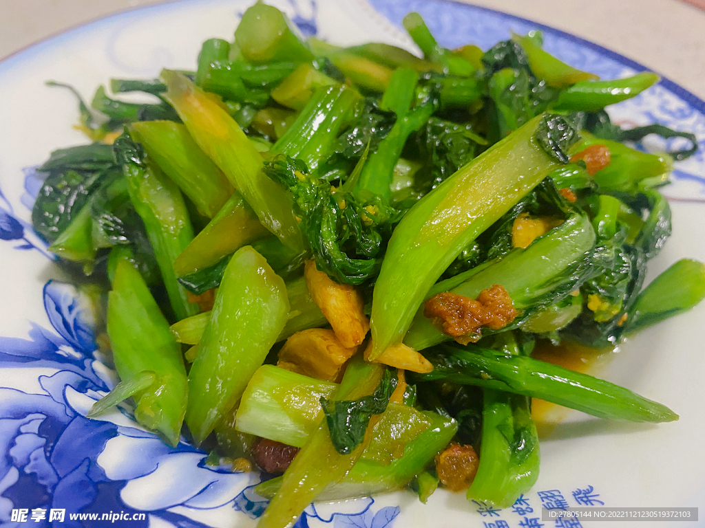 爆炒青菜