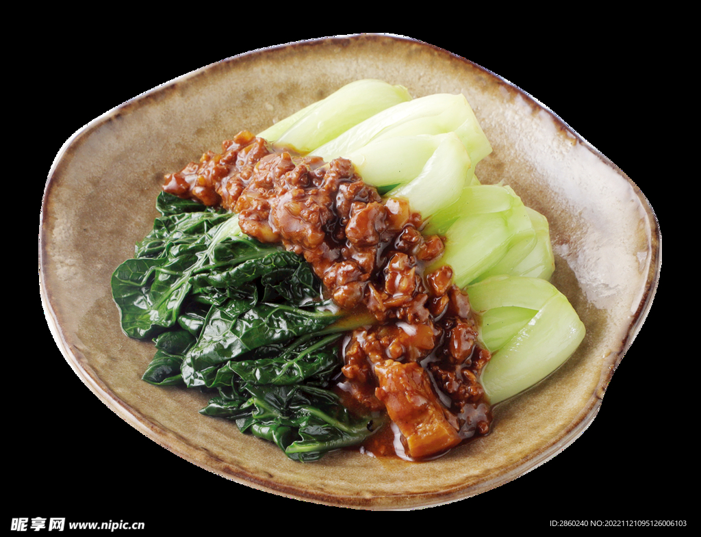 肉臊烫青菜