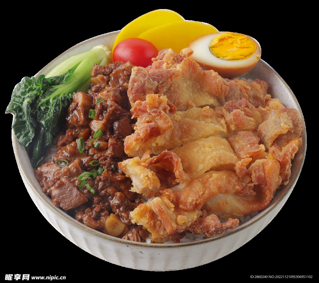 香酥大鸡扒肉臊饭